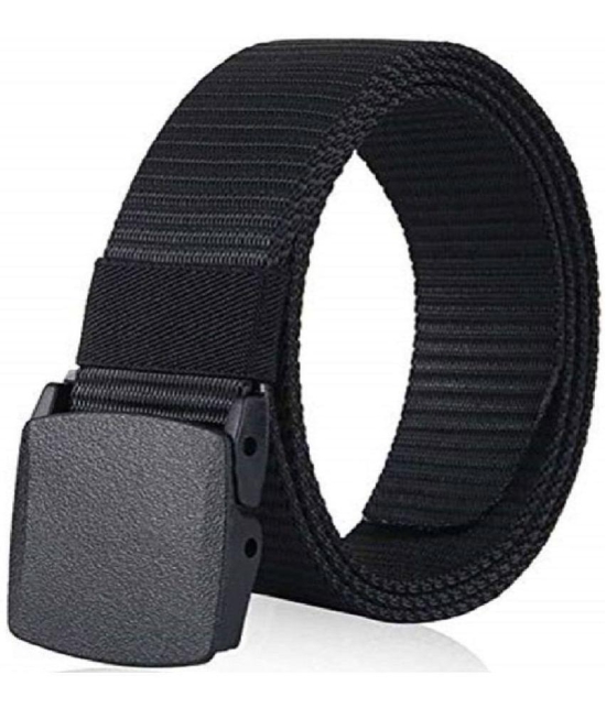 SUNTAP - Black Nylon Mens Casual Belt ( Pack of 1 ) - None