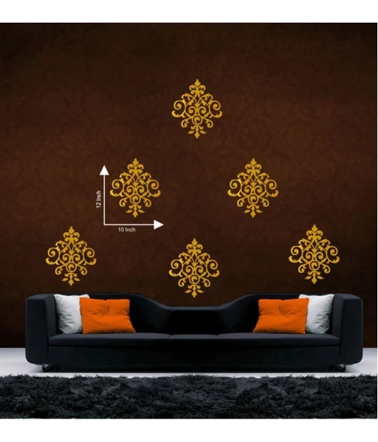 Decor Villa Floating Vinyl Gold Wall Stickers