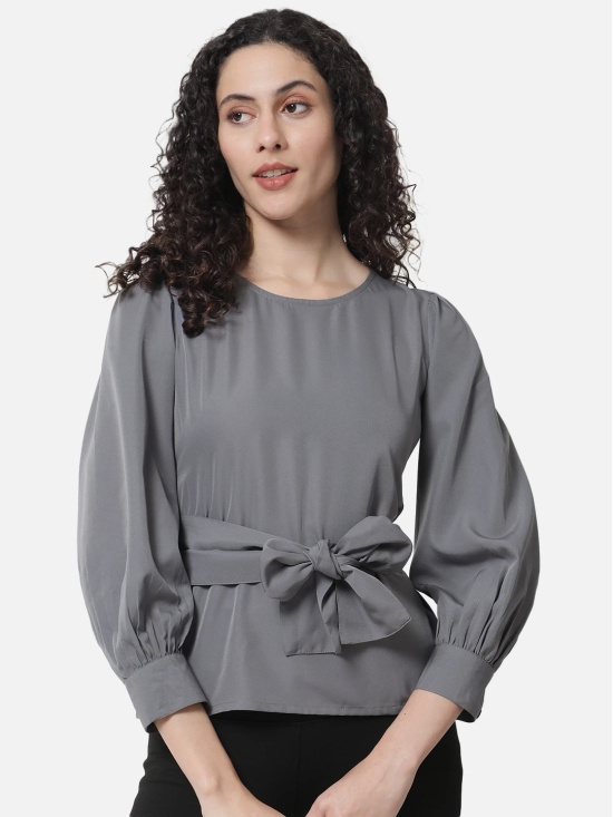 ALL WAYS YOU Women Top Polyester fabric  Grey XS