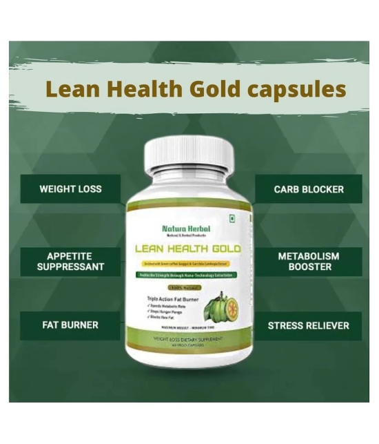 LEAN HEALTH GOLD Fat Burner & Weight loss supplements Capsule 60 no.s Pack Of 1