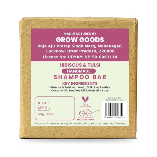 Kaaya Natural Hibiscus & Tulsi Handmade Shampoo Bar