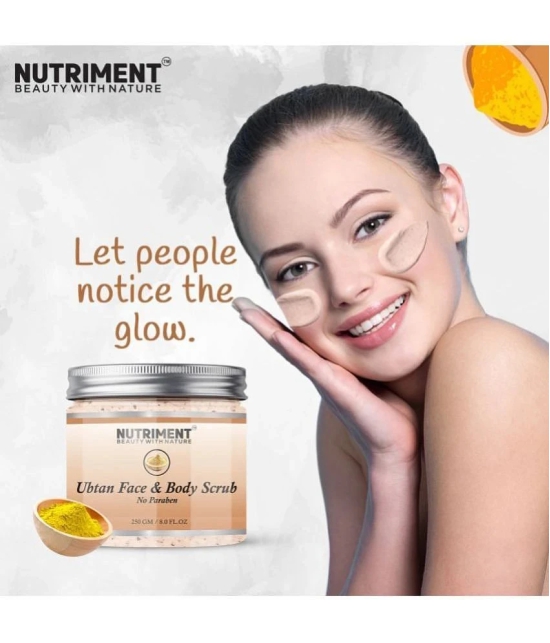 Nutriment Ubtan Face And Body Scrub For Men & Women ( Pack of 1 ) - 250gm