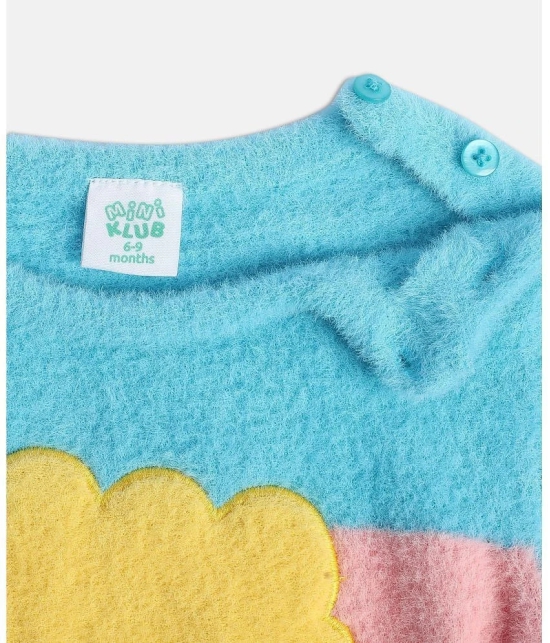 MINIKLUB BLUE SWEATER For BABY GIRLS - None