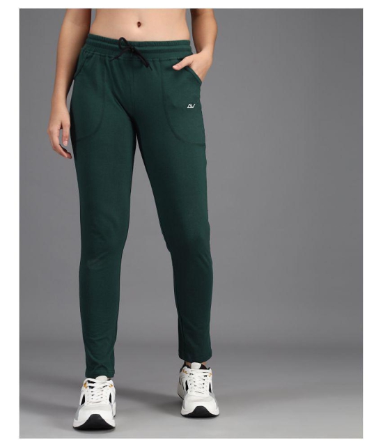 Addyvero - Green Cotton Blend Womens Gym Trackpants ( Pack of 1 ) - 32