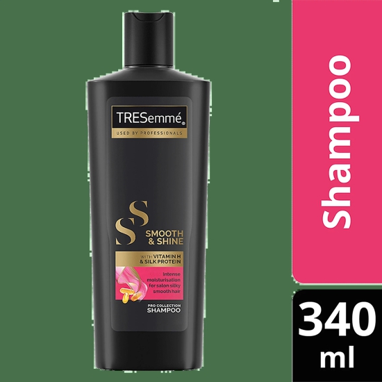 Tresemme Smooth & Shine Pro Collection Shampoo - Vitamin H & Silk Protein, Intense Moisturisation, 340 Ml