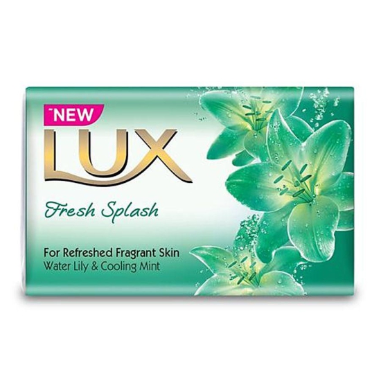 Lux Fresh Splash Water Lily & Cooling Mint Soap Bar, For Refreshed Fragrant Skin, 150 G Each (Pack Of 3)