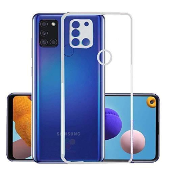 Winble Samsung Galaxy A21s Back Cover Case Camera Protection Transparent