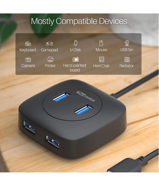 Portronics 4 port USB Hub Mport 4A