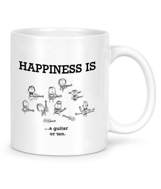 Idream Quote Printed Ceramic Coffee Mug 1 Pcs 330 mL - White