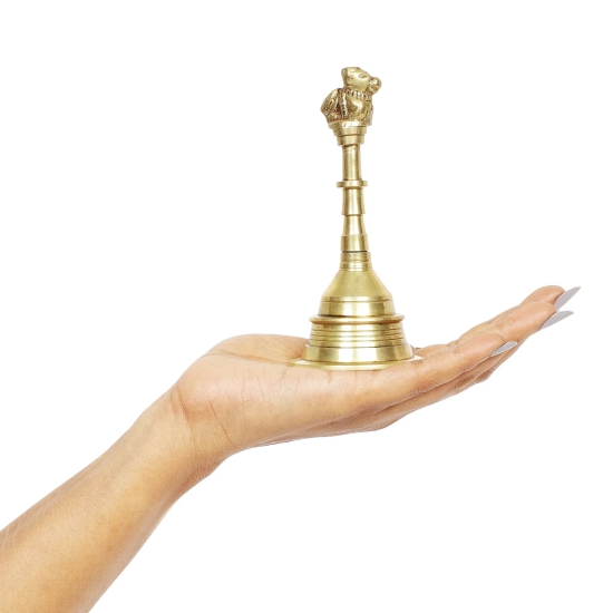 Nandi Brass Prayer Bell | 100% Pure Brass