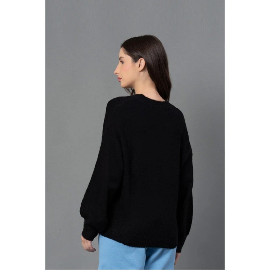 Mode By RedTape Women Black Solid Sweater