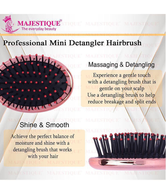 MAJESTIQUE - Bristle Hair Brush For All Hair Types ( Pack of 1 )