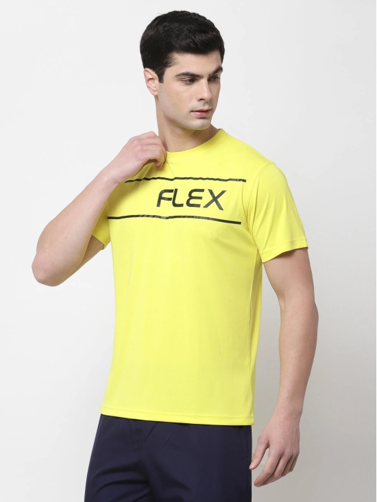 MENS POL FLEX TEE-S / Yellow