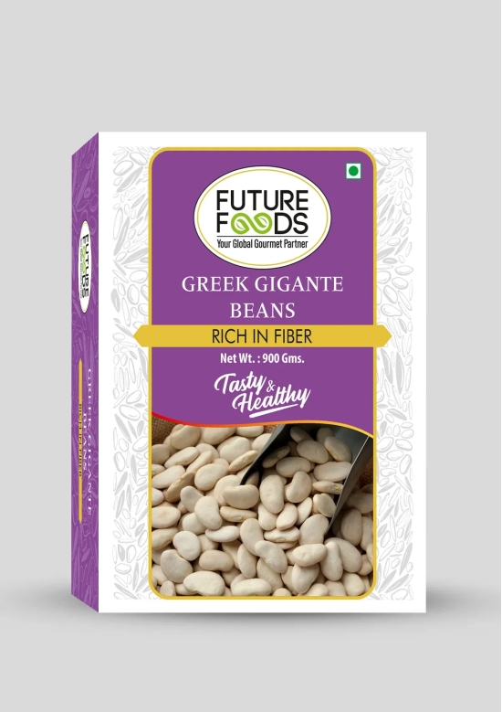 Future Foods Greek Gigantes Beans, Double butter beans, Vaal, pack of 900 gram