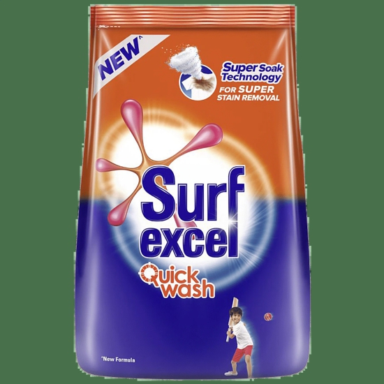 Surf Excel Quick Wash Detergent Powder, 1 Kg