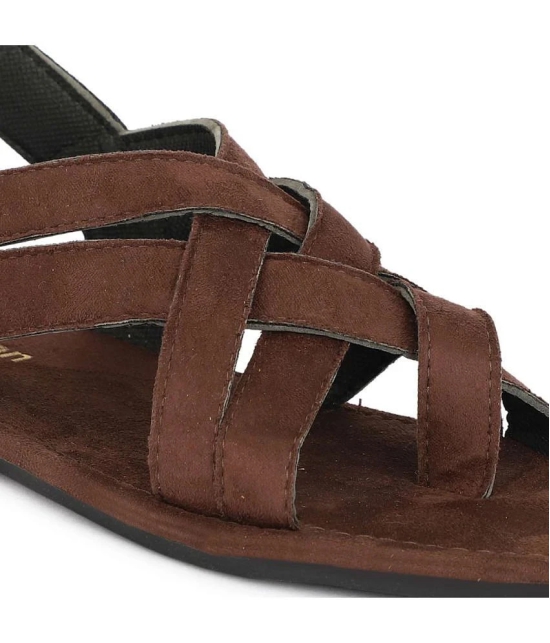 Buxton - Brown Mens Sandals - None