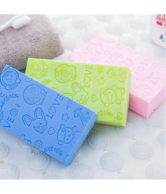 THRIFTKART Assorted Bath Sponge ( 2 pcs )