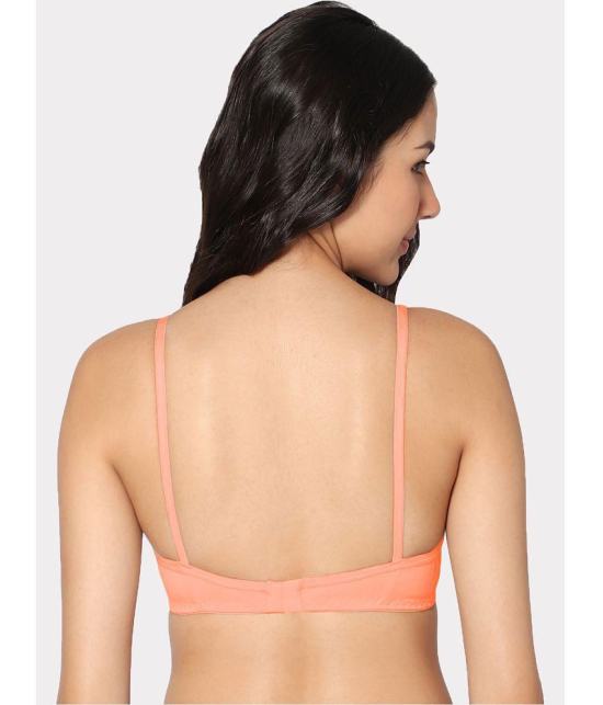 IN CARE LINGERIE - Peach Cotton Non Padded Women's T-Shirt Bra ( Pack of 1 ) - None