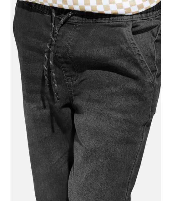 Teen Boys Charcoal Denim Joggers - None