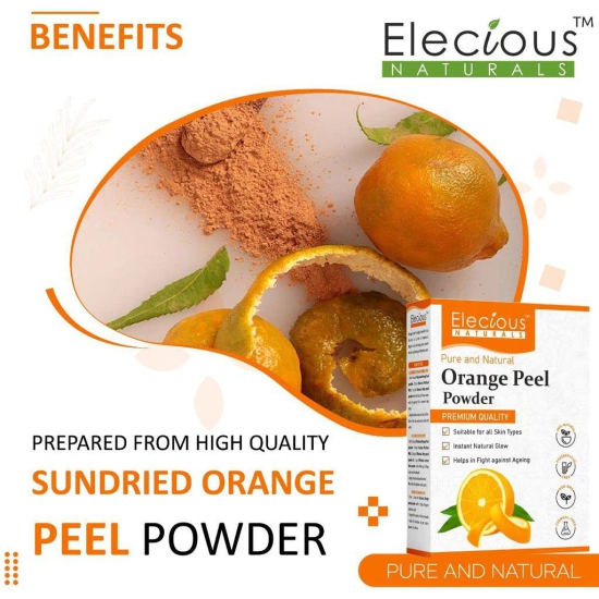 Elecious Orange Peel Powder (200 Grams)