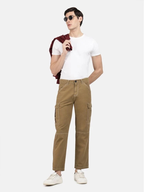 Bene Kleed Regular Flat Mens Chinos - Bronze ( Pack of 1 ) - None