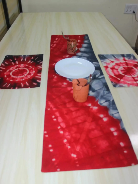 Tisser Tye and Dye Table  Runner