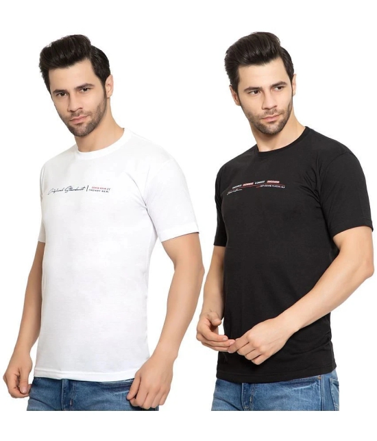 Zeffit - Cotton Blend Regular Fit Multicolor Mens Sports T-Shirt ( Pack of 2 ) - None