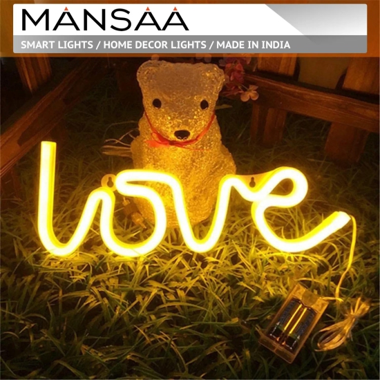 M49 LED Alphabet Letter Lights-Love - RED