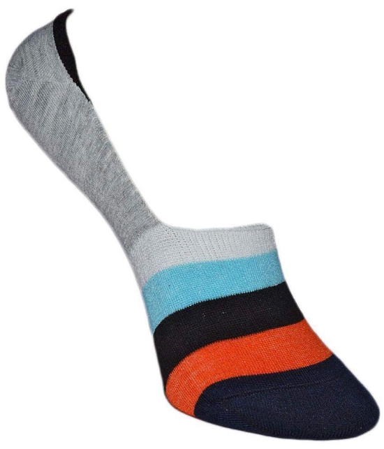 PENYAN Cotton Casual No Show Socks Pack of 6 - Multi