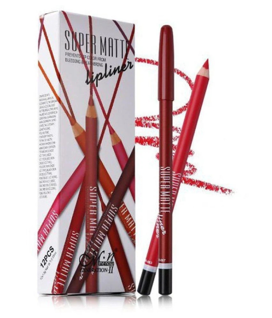 MN Super Matte Lip Liner Pencil 12 3.5 gm