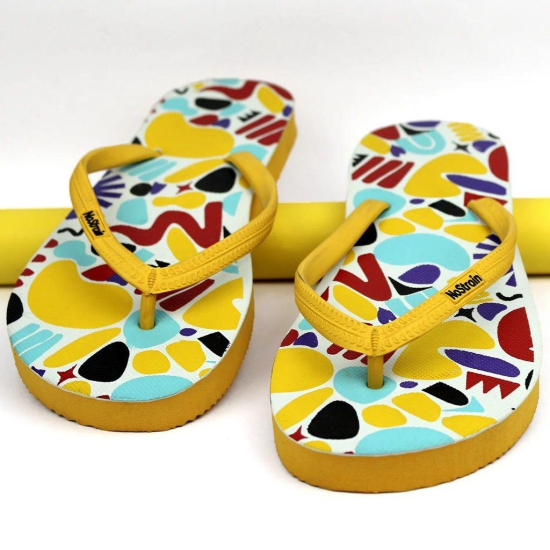 TwistedGeo Yellow Flip-Flops (Women)