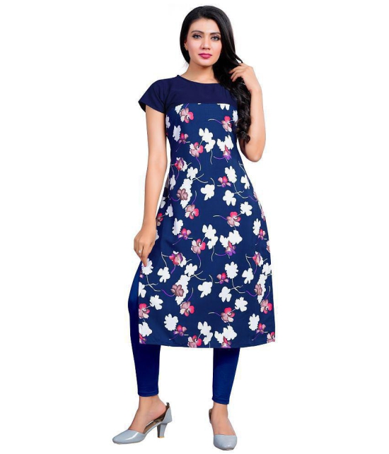 BROTHERS DEAL - Multicolor Crepe Women''s Straight Kurti - XL