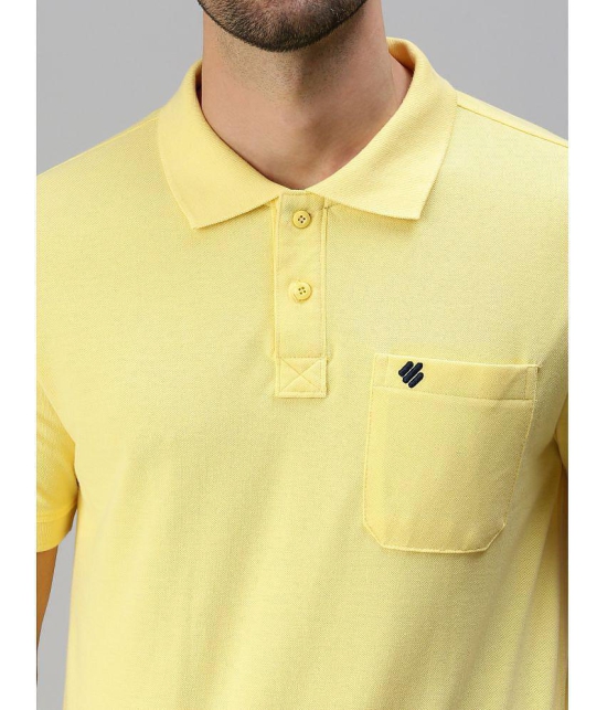 ONN - Yellow Cotton Blend Regular Fit Mens Polo T Shirt ( Pack of 1 ) - None