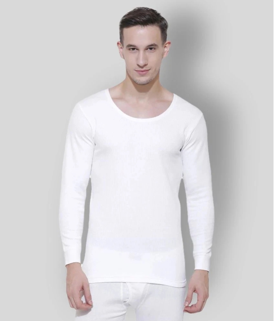 Bodycare Insider - Off-White Cotton Blend Mens Thermal Tops ( Pack of 1 ) - None