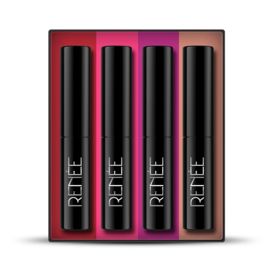 RENEE Very Matte Pack of 4 Matte Lipsticks 1.6gm each