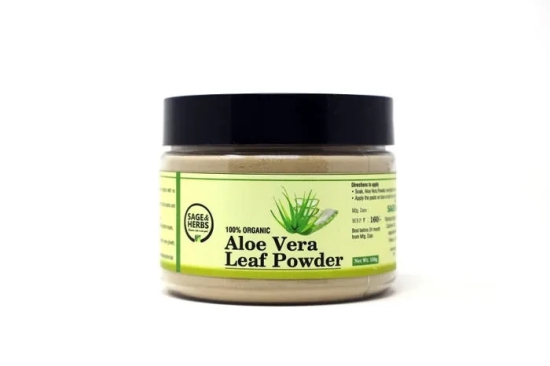 100% Organic Aloe Vera Leaf Powder-150 g