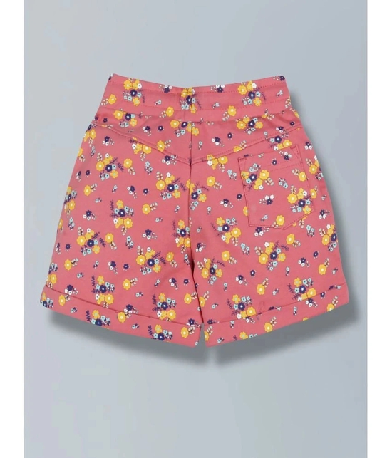 PLUM TREE Yellow Cotton Girls Top With Shorts ( Pack of 2 ) - None