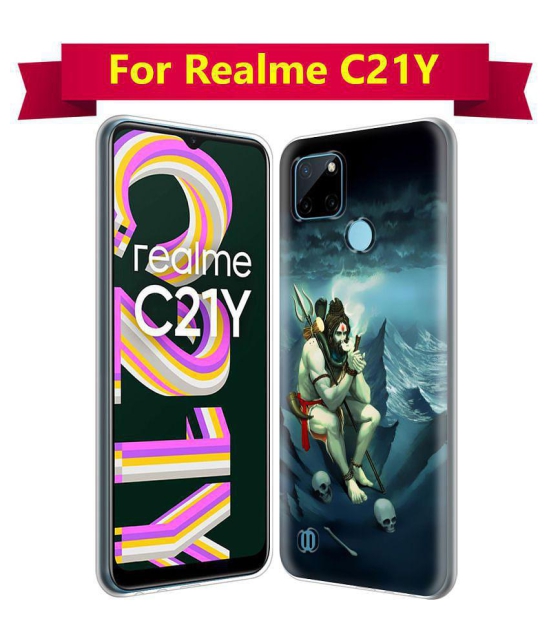 NBOX Printed Cover For Realme C21Y