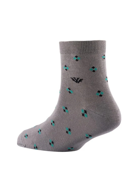 Men Pack Of 2 Patterned Cotton Ankle Length Socks