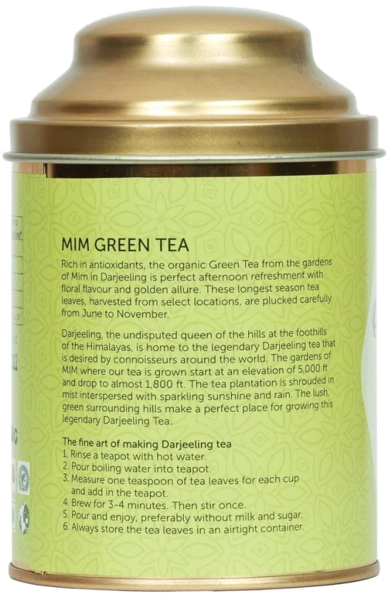 Organic Darjeeling Green Tea from Mim Tea Garden - 100g