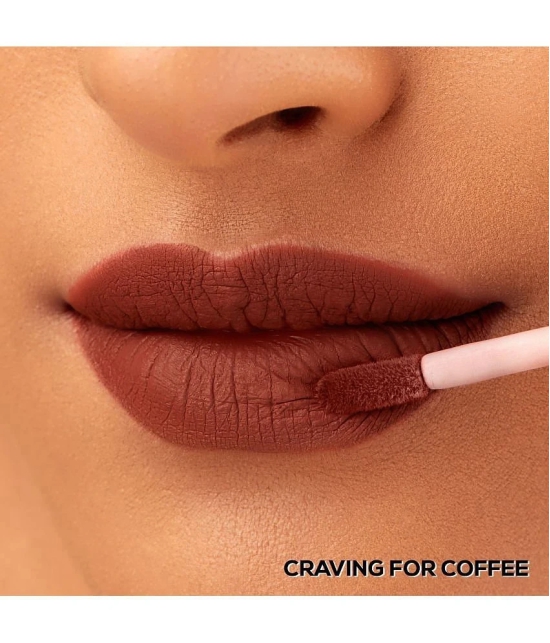 RENEE Stay With Me Mini Matte Lip Color, Craving For Coffee, Water & Smudge Proof, 2ml