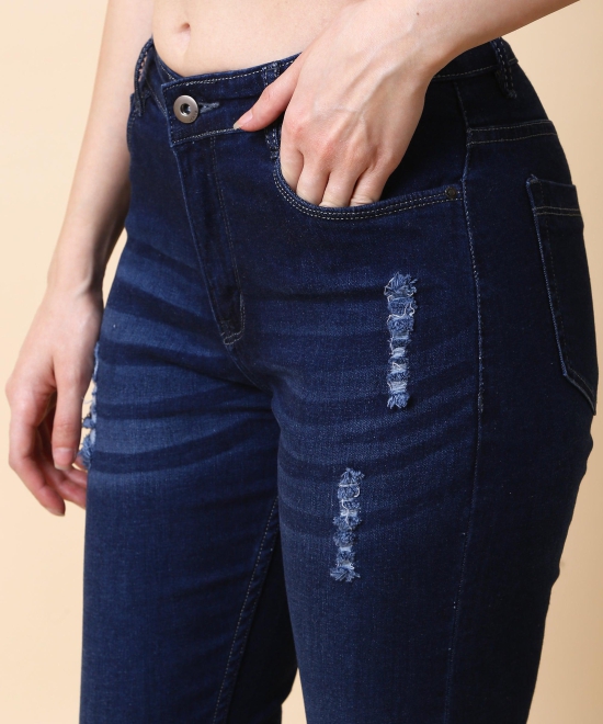 Women Skinny Blue Denim Jeans-26