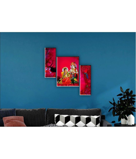 Saf Radha krishna modern art MDF Painting Without Frame