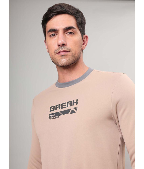 Technosport Brown Polyester Men's Running Sweatshirt ( Pack of 1 ) - L