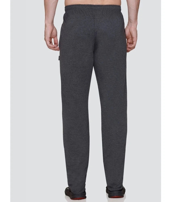 Zeffit Charcoal Cotton Blend Mens Sports Trackpants ( Pack of 1 ) - None