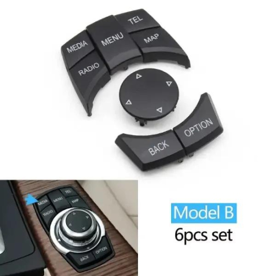 Car Craft 5 Series F10 Multimedia Button Compatible With Bmw 5 Series Multimedia Button 5 Series F10 2010-2017 1 Series F20 3 Series F30 F34 6 Series F12 7 Series F02 X3 F25 X5 F15 X6 F16