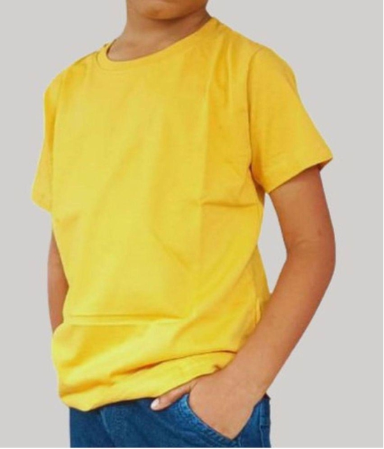 ferocious - Yellow Cotton Boy's T-Shirt ( Pack of 1 ) - None