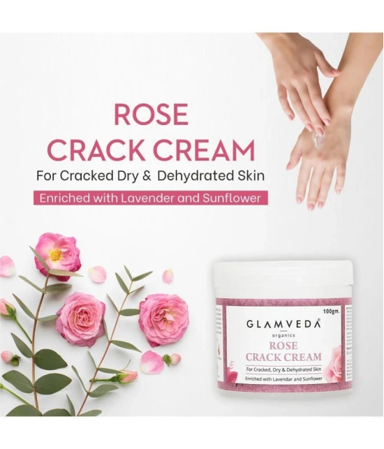 Glamveda Rose Crack Cream For Cracked  & Dry Foot Cream ( 100 g )