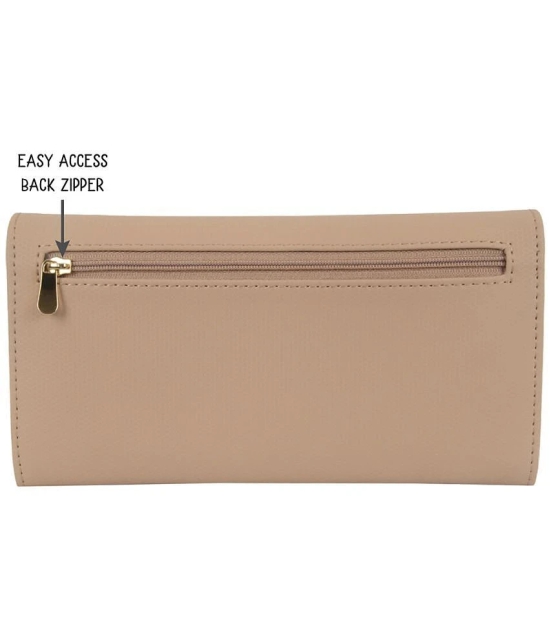 Baggit Faux Leather Beige Womens Regular Wallet ( Pack of 1 ) - Beige