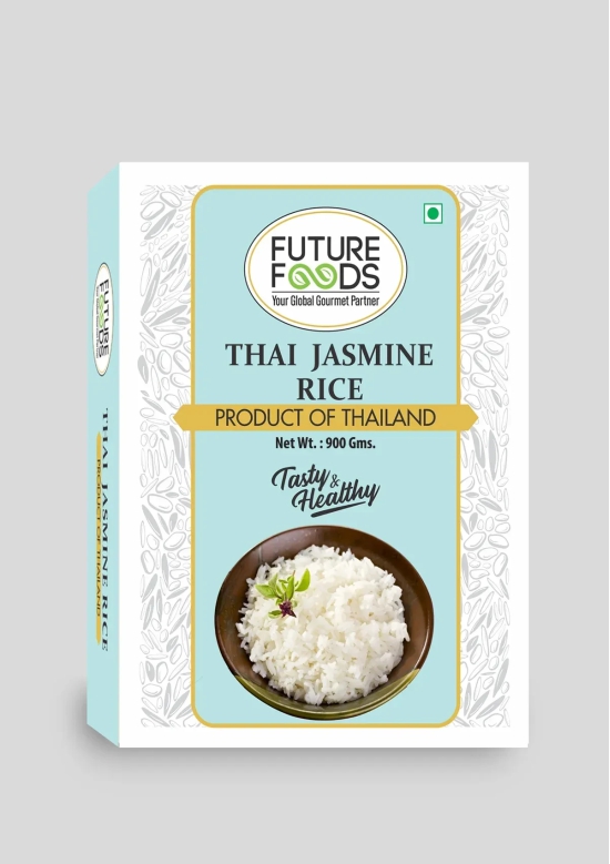 Future Foods Jasmine Rice | Thai fragrant rice | Packed with Phytonutrients | Enhances Fiber Intake | Beneficial for Diabetic Patients | Product of Thailand | 900g